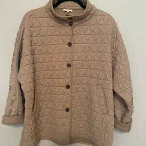 La Miel Quilted Rosie Jacket/Sand Castle Size M